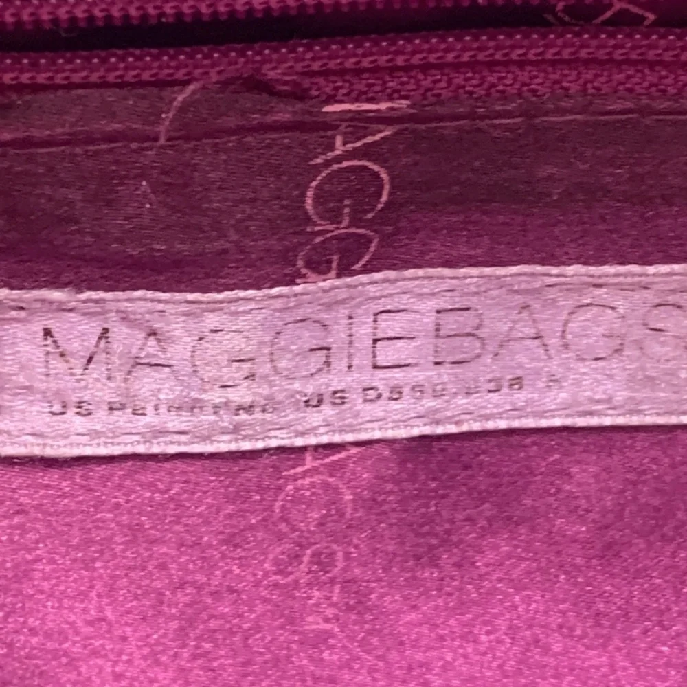 Maggie Bags Dark Red Seatbelt Tote Bag. MCB2611B - Picture 8 of 11